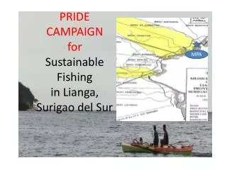 PRIDE CAMPAIGN for Sustainable Fishing in Lianga , Surigao del Sur