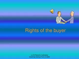 Rights of the buyer