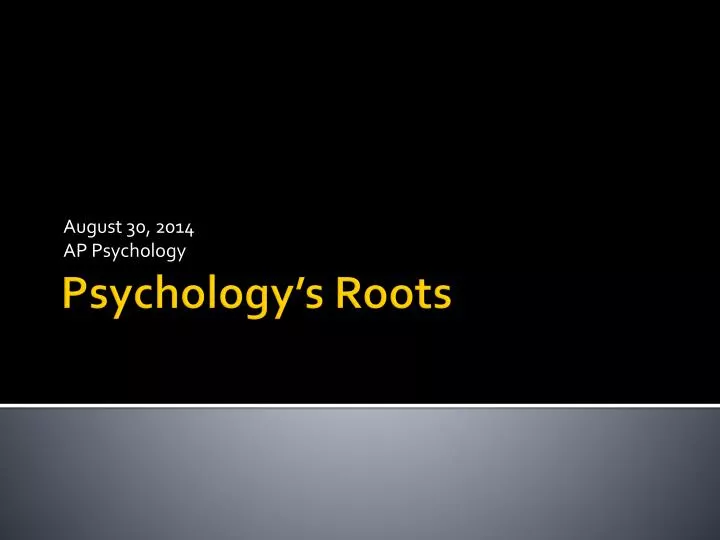 august 30 2014 ap psychology