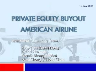 Private Equity Buyout American Airline