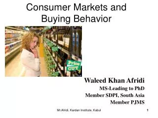Consumer Markets and Buying Behavior