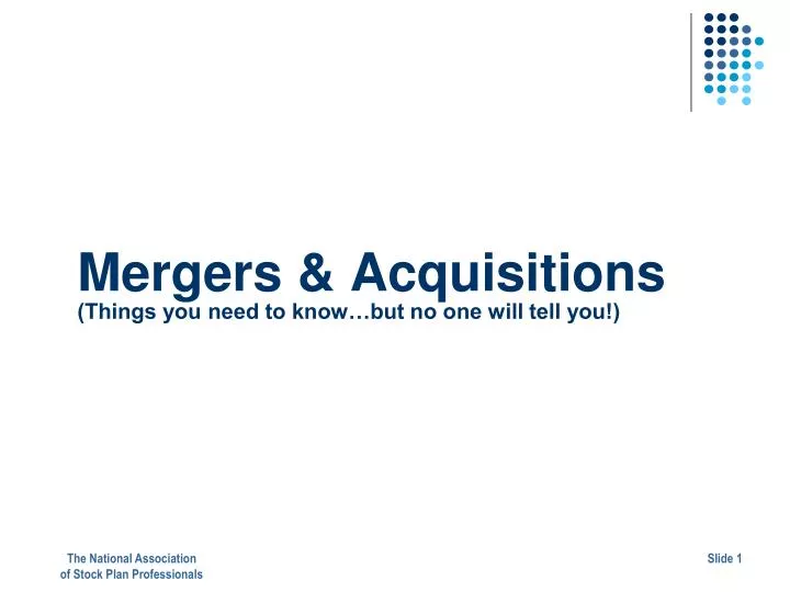 mergers acquisitions things you need to know but no one will tell you