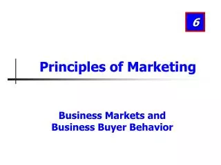 Principles of Marketing