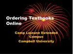 Ordering Textbooks Online - slide 1