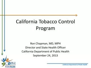 California Tobacco Control Program