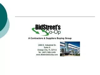 A Contractors &amp; Suppliers Buying Group