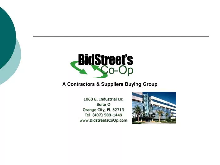 a contractors suppliers buying group