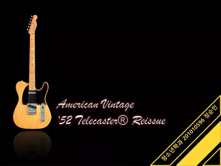 american vintage 52 telecaster reissue