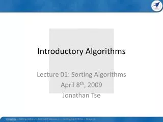 Introductory Algorithms