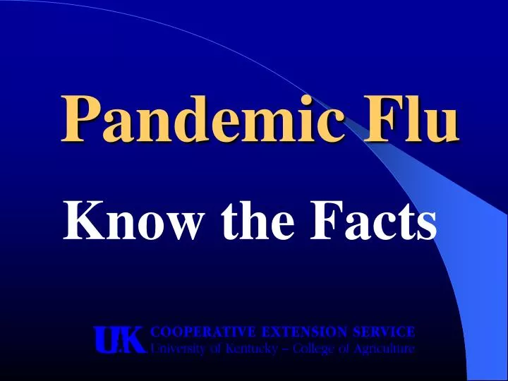 pandemic flu