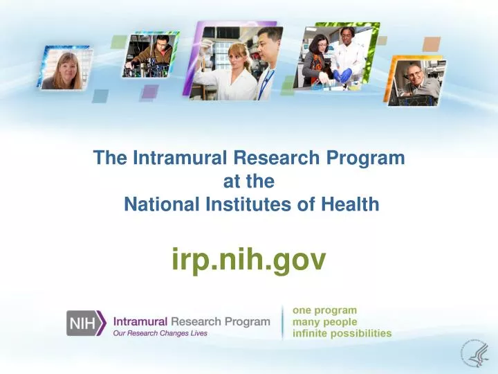 the intramural research program at the national institutes of health