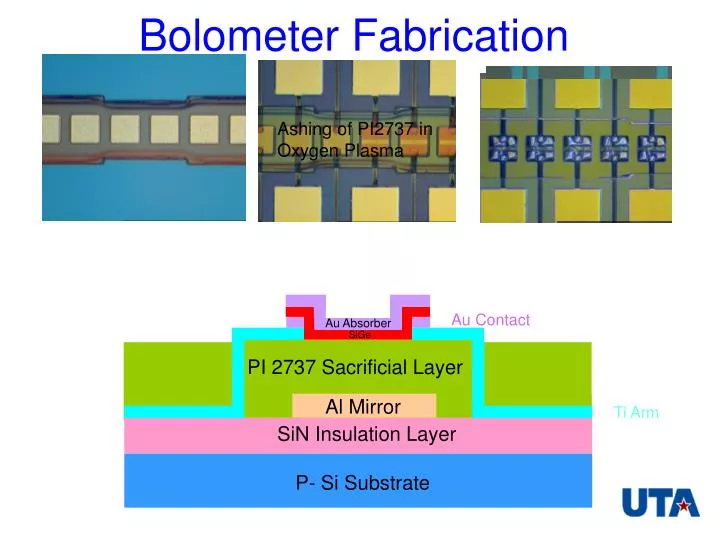 bolometer fabrication