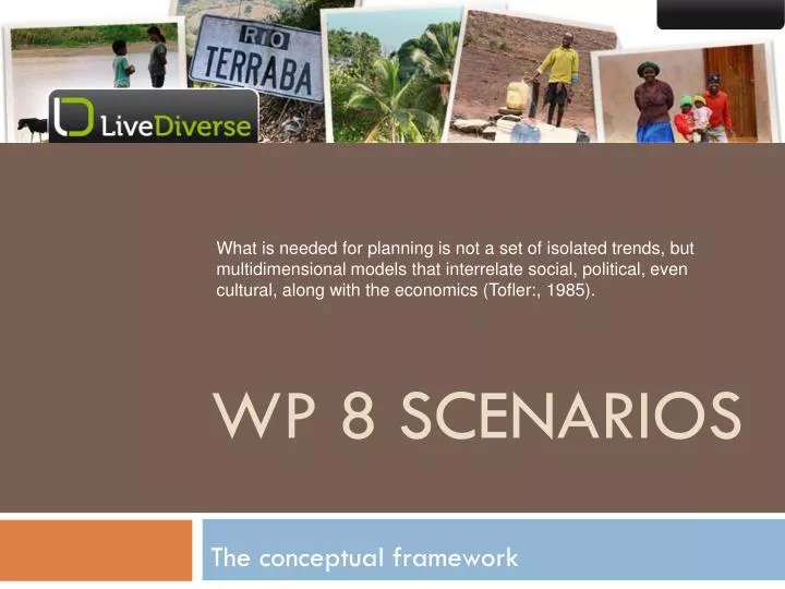 wp 8 scenarios