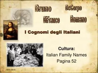 i cognomi degli italiani