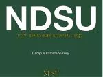 Campus Climate Survey - slide 1