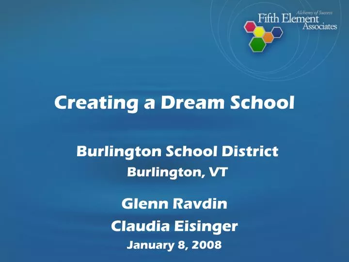 creating a dream school