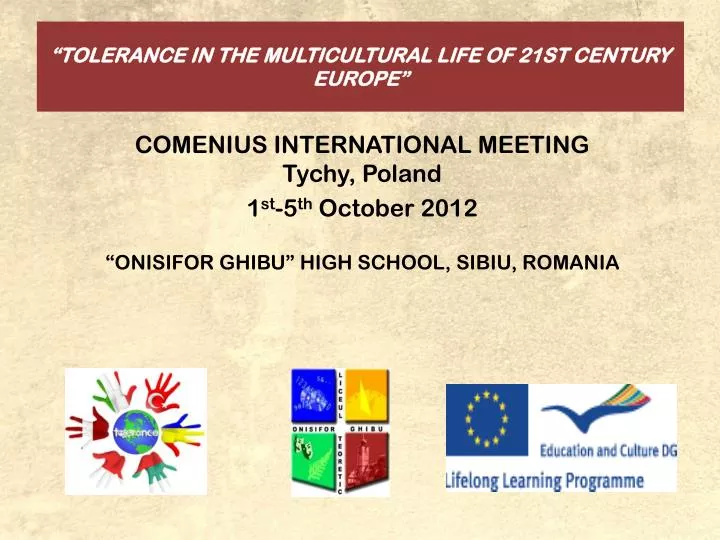 tolerance in the multicultural life of 21st century europe