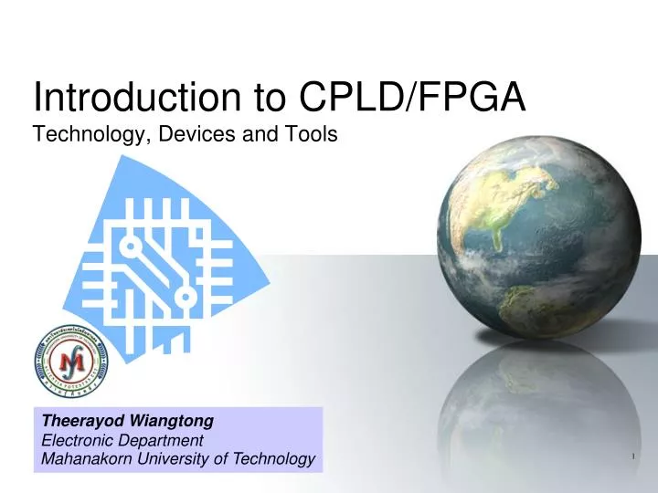 introduction to cpld fpga technology devices and tools
