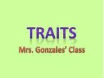Traits - slide 1