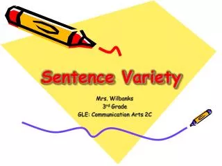 Sentence Variety