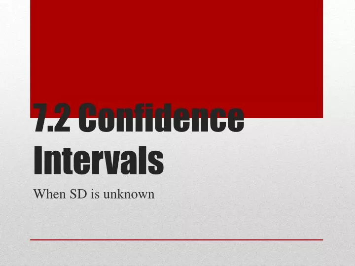 7 2 confidence intervals