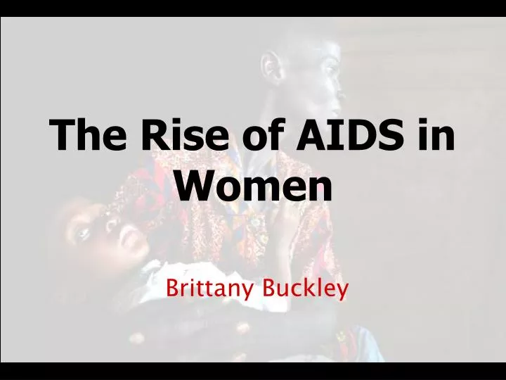 the rise of aids in women