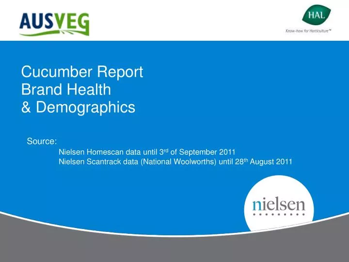 cucumber report brand health demographics