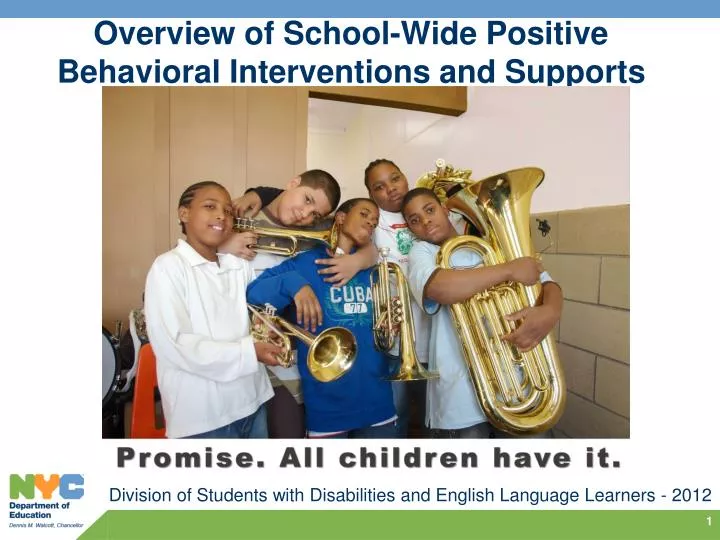 overview of school wide positive behavioral interventions and supports pbis