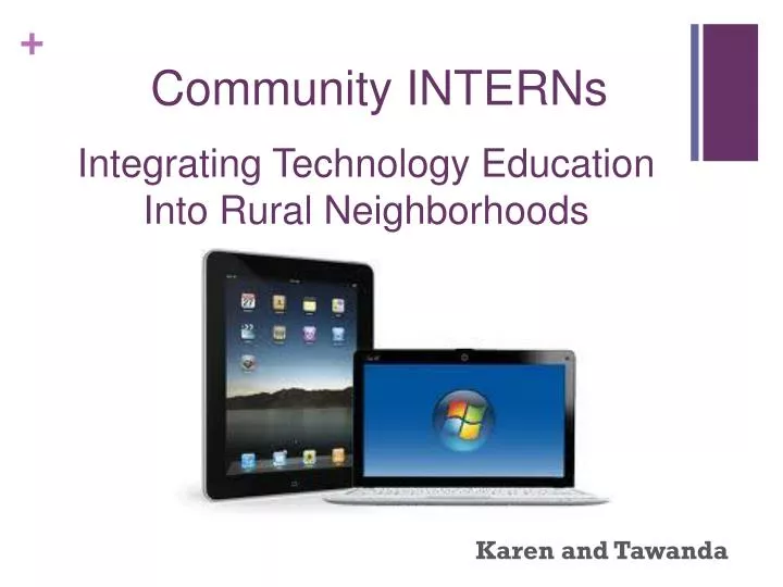 integrating technology education into rural neighborhoods