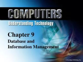 Chapter 9 Database Information and Management