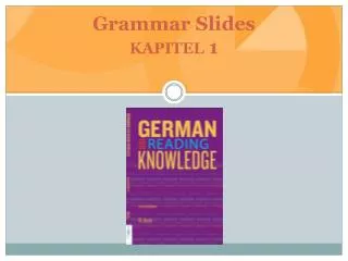 Grammar Slides kapitel 1