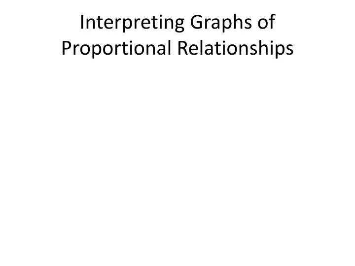 interpreting graphs of proportional relationships