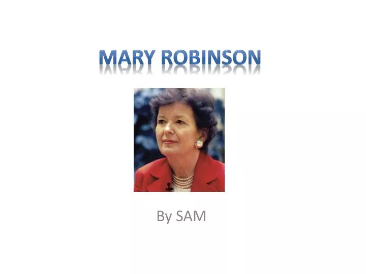 mary robinson