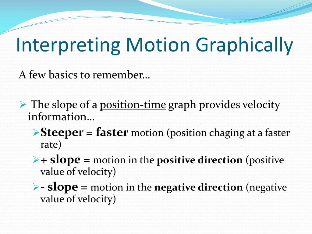 PPT - Interpreting Motion Graphically PowerPoint Presentation, free ...