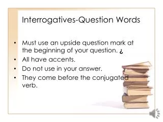 Interrogatives-Question Words