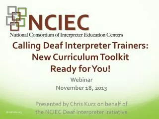Calling Deaf Interpreter Trainers: New Curriculum Toolkit Ready for You!