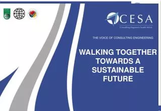 WALKING TOGETHER TOWARDS A SUSTAINABLE FUTURE
