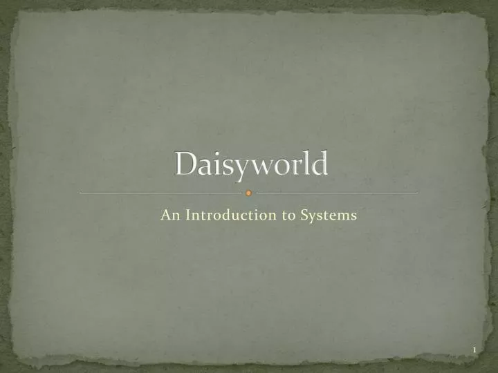 daisyworld