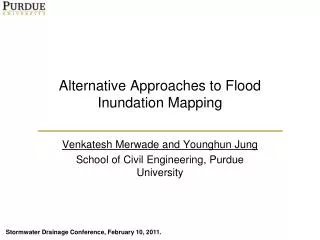 Alternative Approaches to Flood Inundation Mapping