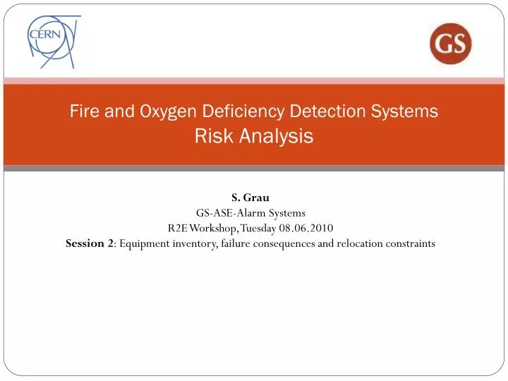 fire and oxygen deficiency detection systems risk analysis
