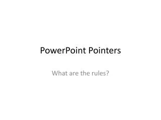 powerpoint pointers