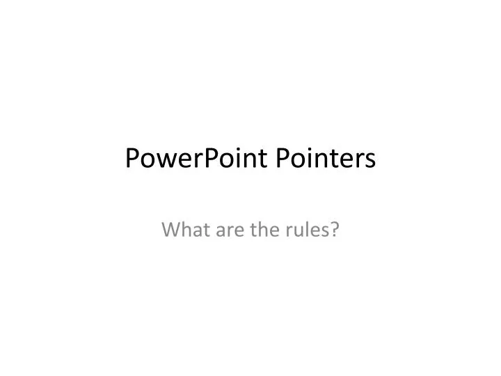 powerpoint pointers