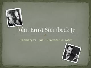 John Ernst Steinbeck Jr
