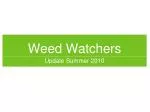 Weed Watchers - slide 1