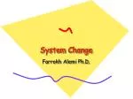System Change: Transforming Daily Routines for Structural Improvement - slide 1