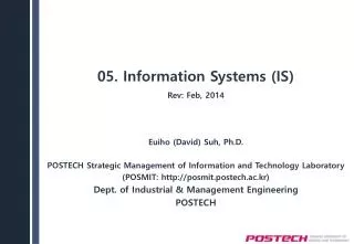 05. Information Systems (IS)
