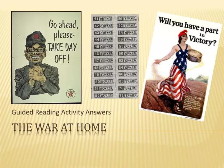 guided reading activity answers