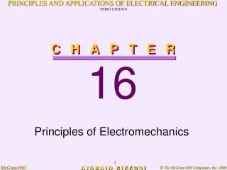 Principles of Electromechanics
