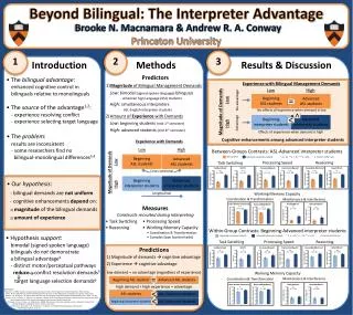 Beyond Bilingual: The Interpreter Advantage Brooke N. Macnamara &amp; Andrew R. A. Conway