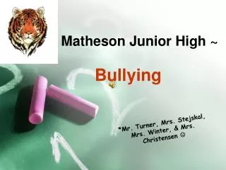 ~ Matheson Junior High ~